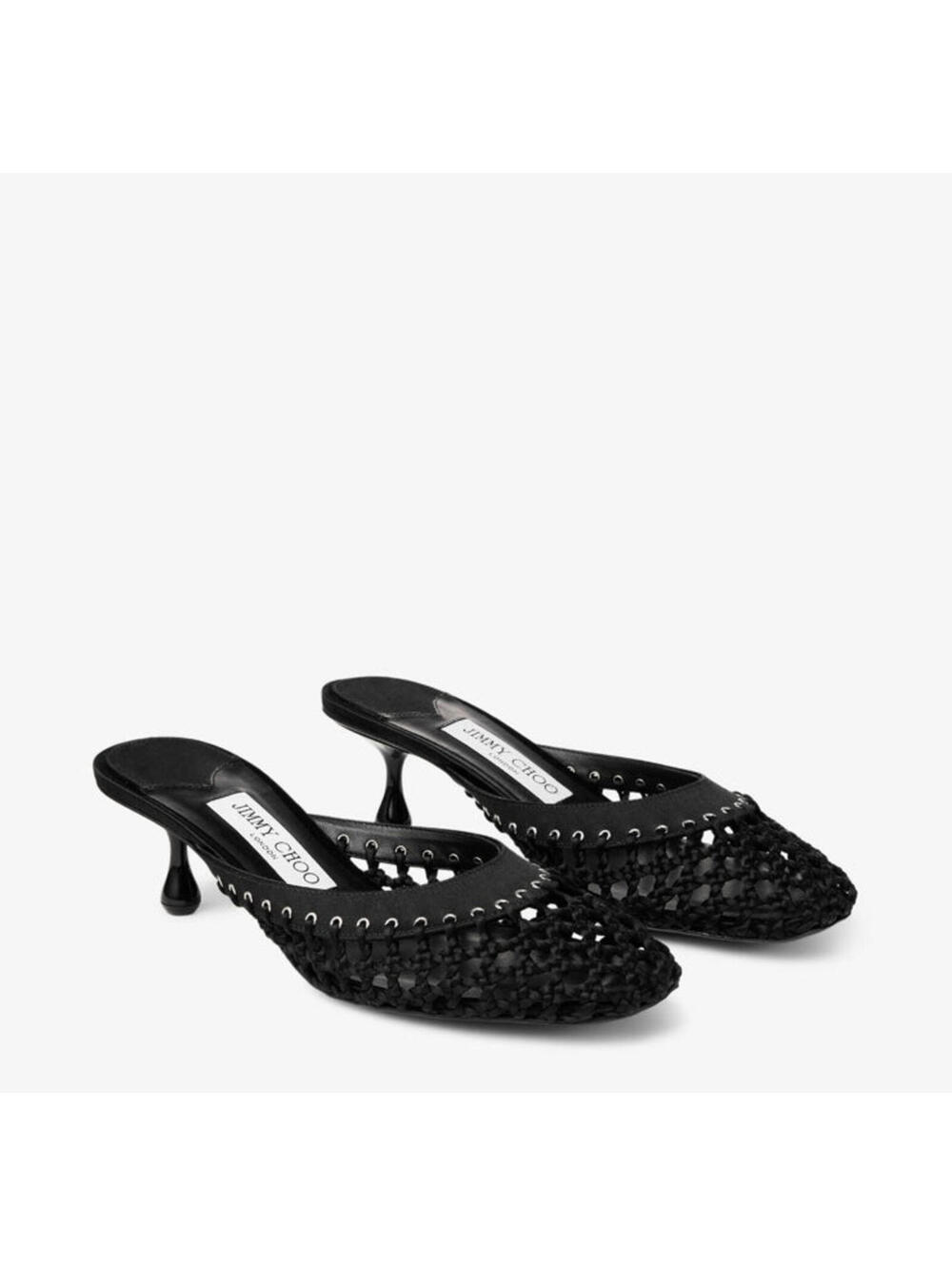 Jimmy Choo Pixle Woven Mule 50(PLEASE REQUEST YOUR SIZE BEFORE PURCHASING)